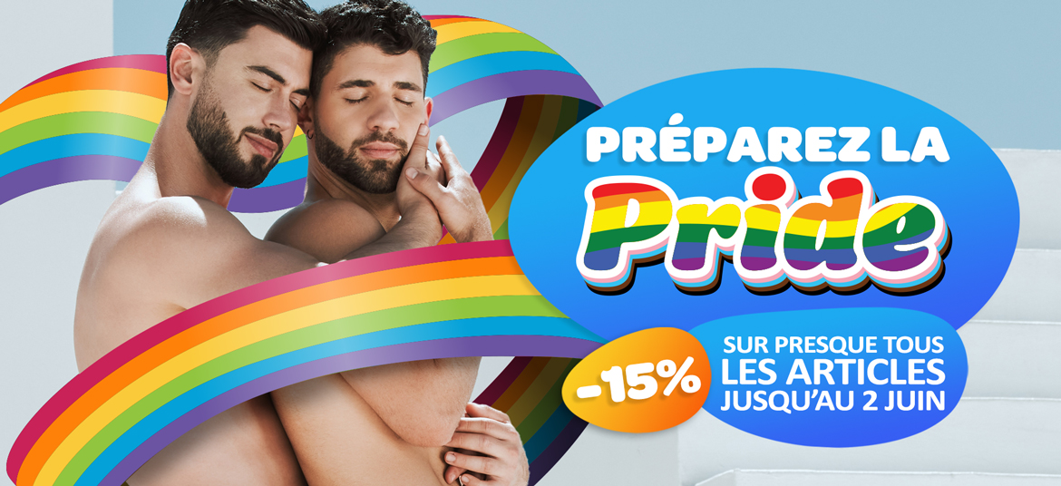 🏳️‍🌈 PRIDE BOYSTORE

Le mois des fiertés commence. Pour vous aider à vous préparer comme il se doit, BoyStore vous offre 15% de réduction sur la quasi-totalité des articles du site jusqu’au 2 juin. C’est le moment ou jamais d’afficher vos couleurs !

boystore.com