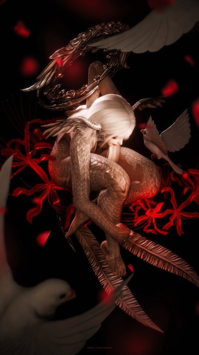 — This isn’t flight,               
              It’s an autopsy of what couldn't follow.

#Au_Ra · #EorzeaPhotos · #GPOSERS