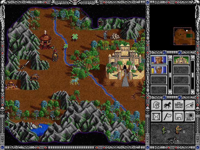 Let's take a look at Heroes of Might and Magic II, which debuted in 1996 under the subtitle "The Succession Wars." NWC followed it up with The Price of Loyalty expansion a year later, and compiled them as "Gold" in '98. It adds new factions, including the ever-popular