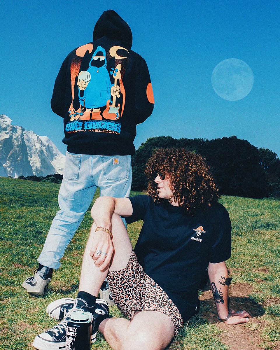 Pick up our Summer25 collection. Inspired by the new <a href="/mcbess/">mcbess</a> track ‘Alice’, it’s available now. dudes-factory.com/collections/su…