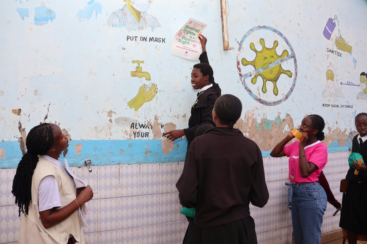 MaishaSafehouse's tweet photo. Today at Kimathi Primary School, we marked Menstrual Hygiene Day with a session on period health, dignity &amp; self-worth. We spoke openly with young students about menstrual hygiene, breaking stigma, building confidence, &amp; promoting access &amp; pride.
#MHDay2025 #PeriodFriendlyWorld https://t.co/oiCnD40w2V