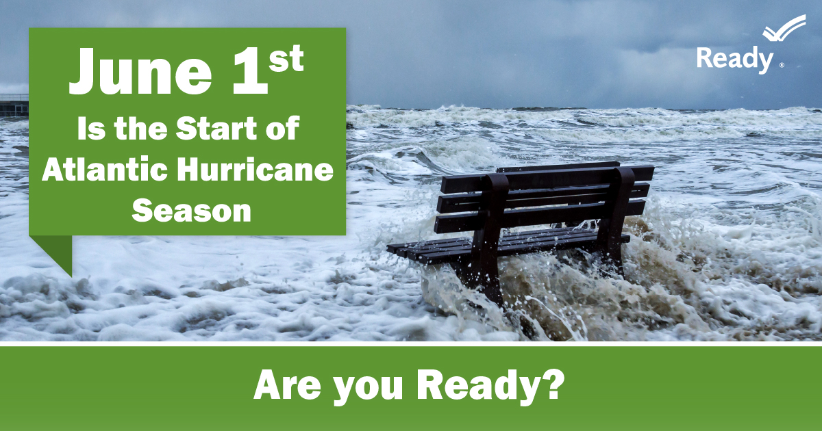 #DYK the Atlantic hurricane season is only a few days away? Prepare now!

Download the @FEMA mobile app to get preparedness tips and sign up for weather alerts in up to 5 locations.

➡️ ready.gov/fema-app