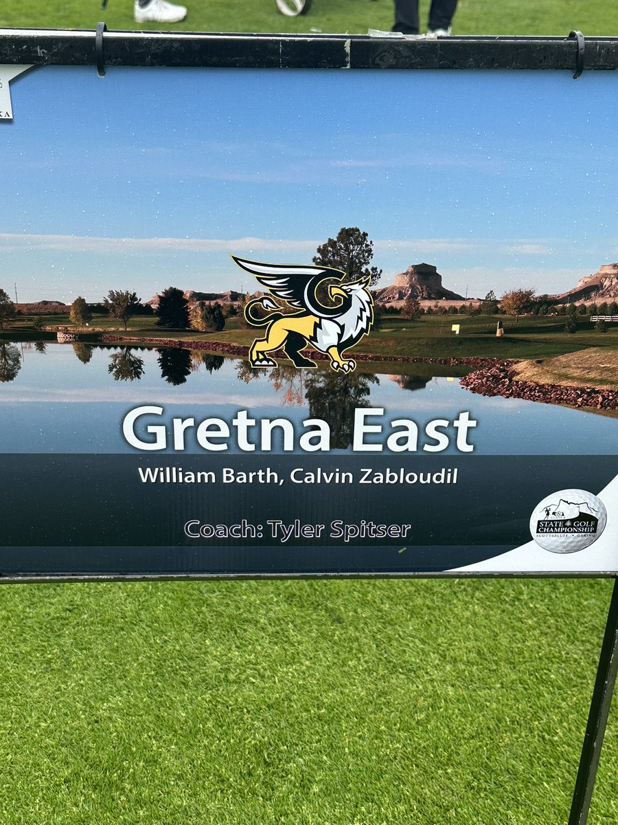 GretnaEastBGolf's tweet image. Day 1 of the NSAA championships in Gering! Good luck both Will and Calvin competing one last time for GE!
Will-10:00 tee time
Calvin-10:10 tee time
Live scoring: golfgenius.com/pages/5428109