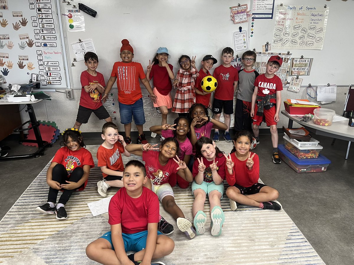 Ms. Potvin's Class (@mspotvin) on Twitter photo Wearing red shirts today to show solidarity with persons with disabilities. ๐ด <a href="/StMartinOCSB/">St. Martin de Porres School</a> Wearing red shirts today to show solidarity with persons with disabilities. ๐ด <a href="/StMartinOCSB/">St. Martin de Porres School</a>