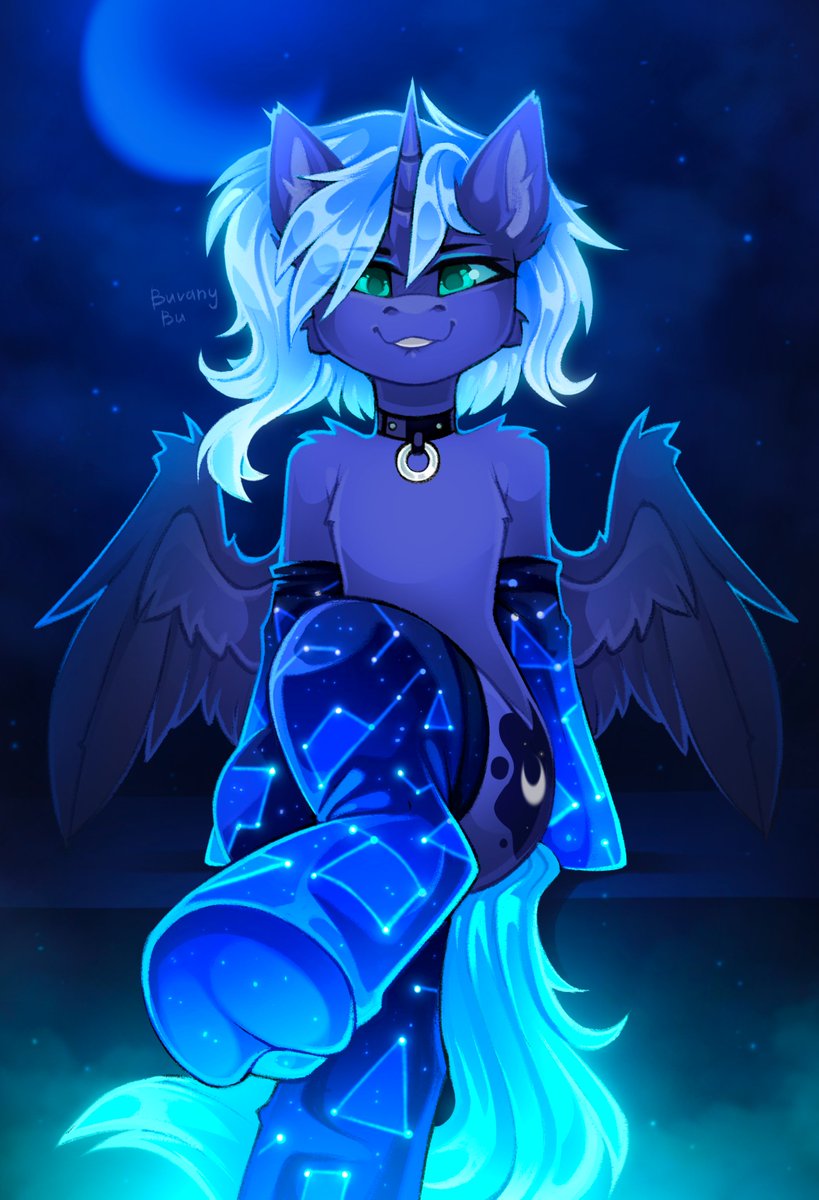I see you like it, so here is more!

(it's also a ych, the link is below) 
#mlp #Pony #PrincessLuna