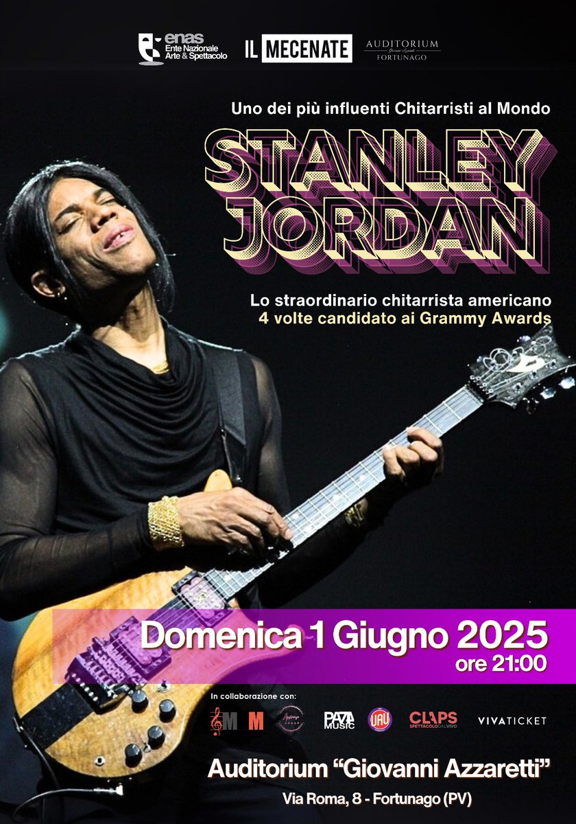 We're just days away from my solo concert at the beautiful and historic Auditorium Giovanni Azzaretti in Fortunago, Italy.

Show date is June 1.
Tickets are here:
vivaticket.com/it/ticket/stan…