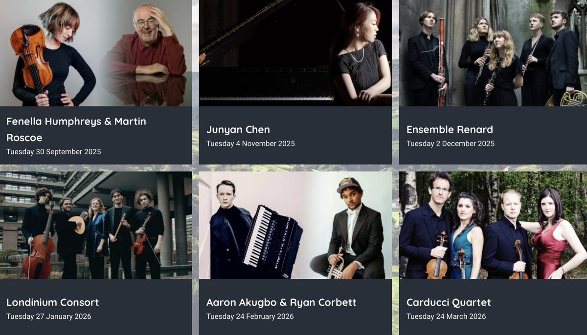 Skipton Music (@musicskipton) on Twitter photo Thrilled to announce the details of the 2025/26 season which are available on our website at skiptonmusic.org.uk
Season tickets go on sale from the Box Office <a href="/SkiptonTownHall/">Skipton Town Hall</a> from the beginning of July, with single tickets available from the beginning of September 🌟🎶✨ Thrilled to announce the details of the 2025/26 season which are available on our website at skiptonmusic.org.uk
Season tickets go on sale from the Box Office <a href="/SkiptonTownHall/">Skipton Town Hall</a> from the beginning of July, with single tickets available from the beginning of September 🌟🎶✨