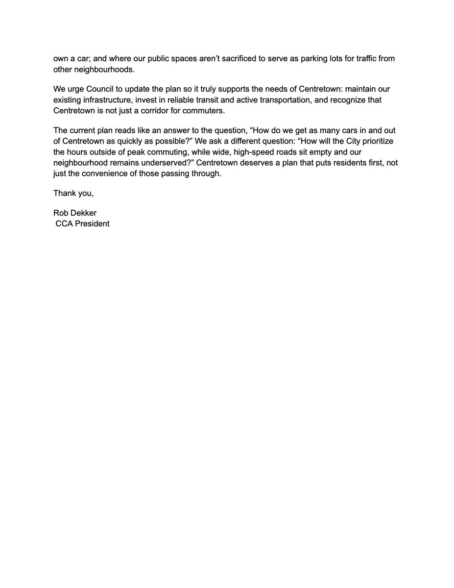 Derrick (@derricksimpson_) on Twitter photo The Centretown Community Association has sent a letter on the draft Transportation Master Plan not meeting the needs of urban residents.
"It will make the lives of those who live and work here less affordable, less accessible, and less safe."
<a href="/_MarkSutcliffe/">Mark Sutcliffe</a> The Centretown Community Association has sent a letter on the draft Transportation Master Plan not meeting the needs of urban residents.
"It will make the lives of those who live and work here less affordable, less accessible, and less safe."
<a href="/_MarkSutcliffe/">Mark Sutcliffe</a>