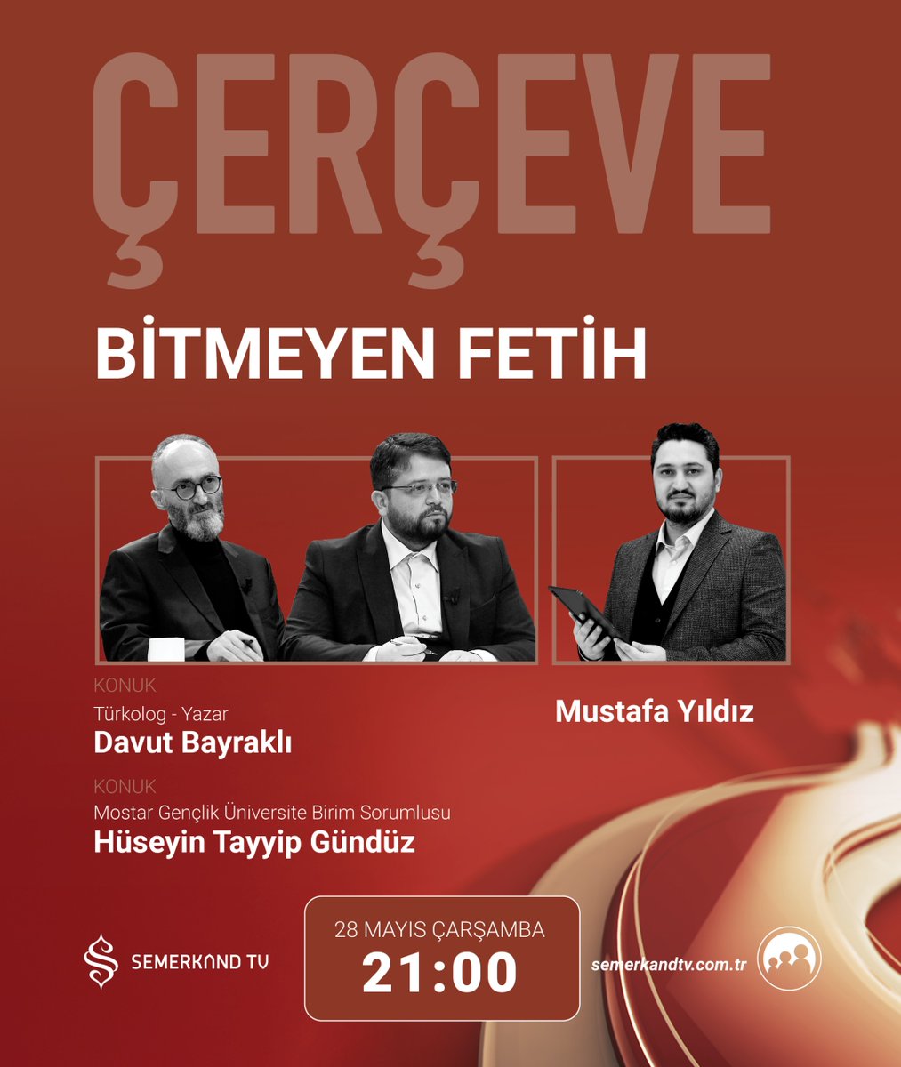 "Bitmeyen Fetih"

Çerçeve Yeni Bölümüyle Bu Akşam 21.00'de Semerkand TV'de