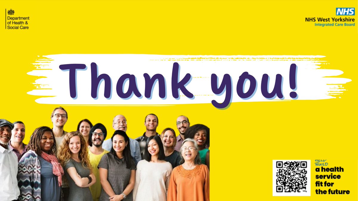 ✨ We want to thank you for your involvement in the West Yorkshire 10 Year Plan so far.

Engagement in West Yorkshire is still ongoing until the end of May.

You can still get involved to shape services locally: orlo.uk/e7u35