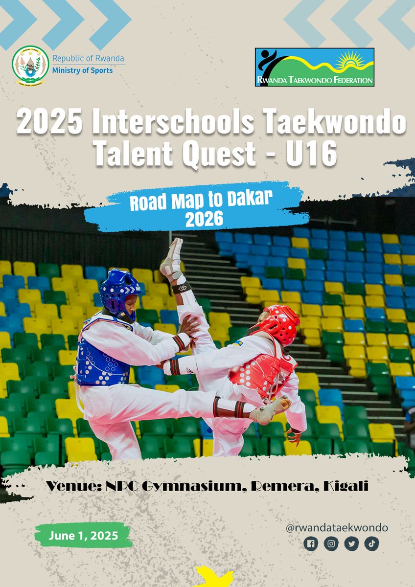The road to #Dakar2026 #YouthOlympicGames
<a href="/RwandaKorea/">Korean Embassy</a> <a href="/Rwanda_Sports/">Ministry of Sports|Rwanda</a> <a href="/RwandaOlympic/">Rwanda National Olympic and Sports Committee</a>