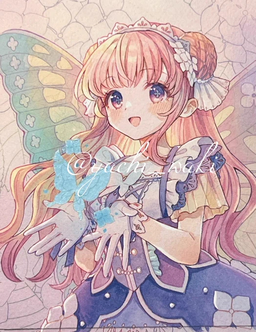 小さい作品の進捗#紫陽花の器 