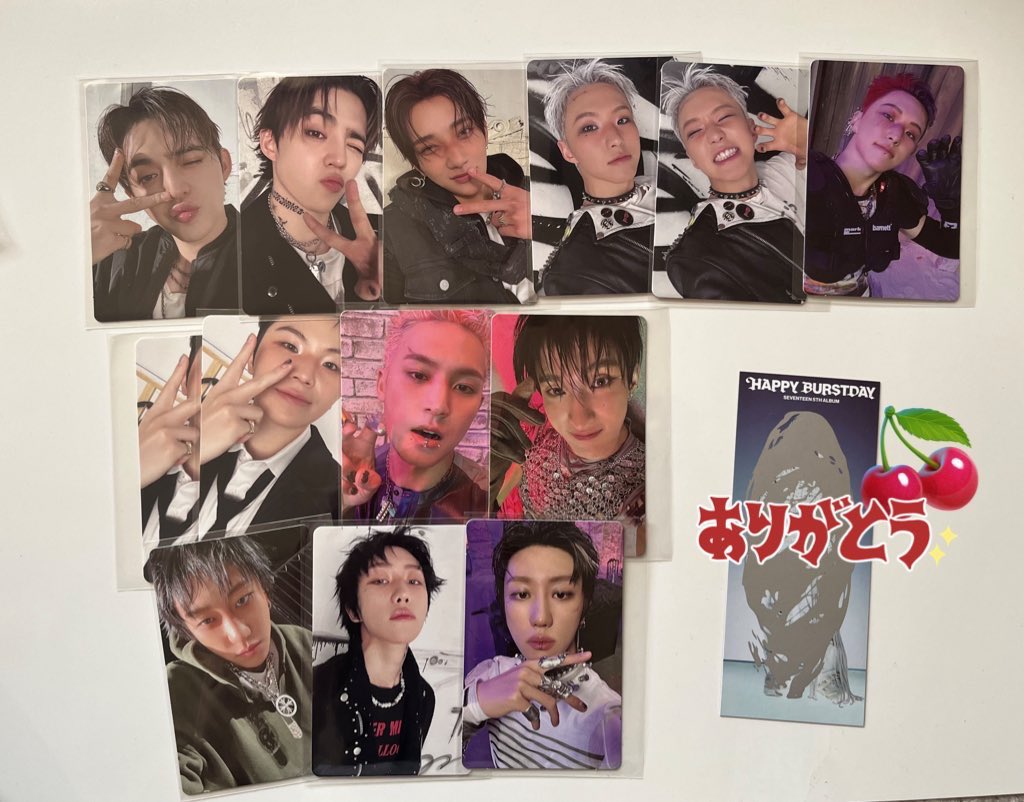 SEVENTEEN セブチ トレカ HAPPY BURSTDAY HBD 交換 weverse 特典交換

譲】　画像1枚目
求】　ウォヌ＞＞＞＞ジュン

1枚でもまとめてでも交換大歓迎
郵送にて交換
お気軽にお声掛けください。