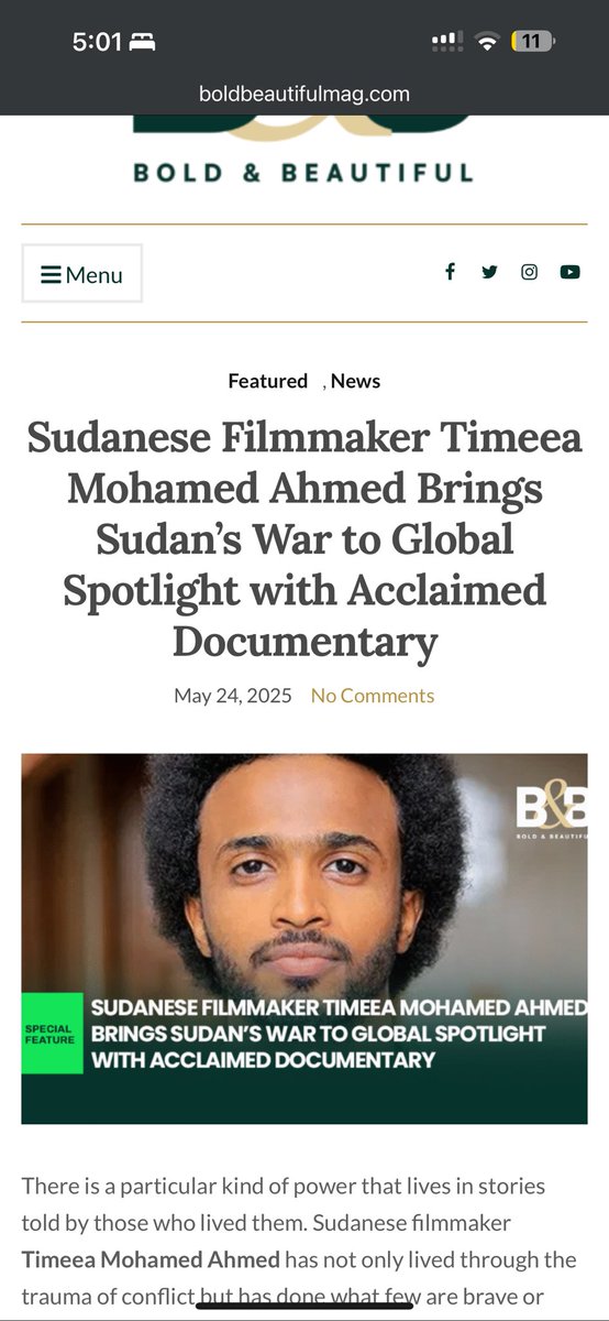 timeeamohamed's tweet photo. Found this special feature on @boldbeautifulmag 

https://t.co/Za0SSfXSdq https://t.co/yH3w5FD0l3