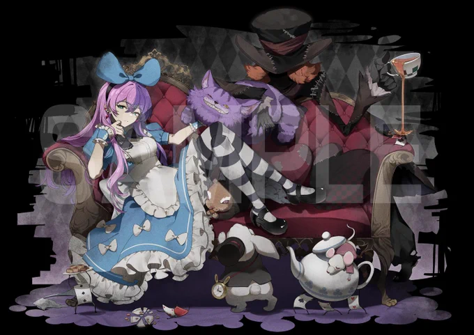 【お仕事報告】有頂天ビビ様(#vivi_Vframe)の誕生日記念オンラインくじのグッズ用のイラスト描かせていただいております～!リプにサイトへのURL置いておきます 