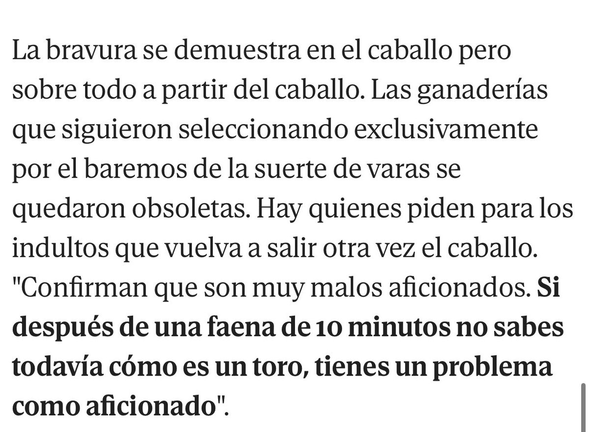 Esto de Justo Hernández en la entrevista de hoy en El Mundo. 
No puedo estar más de acuerdo.