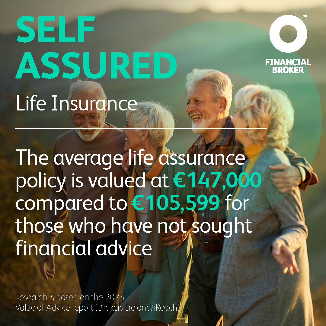 '25 Value of Advice Report: 51% feel more confident after receiving financial advice. Those who sought advice hold life assurance policies worth €147K vs €105.6K for those who did not -39% difference! For better protection &amp; peace of mind, talk to your local Financial Broker