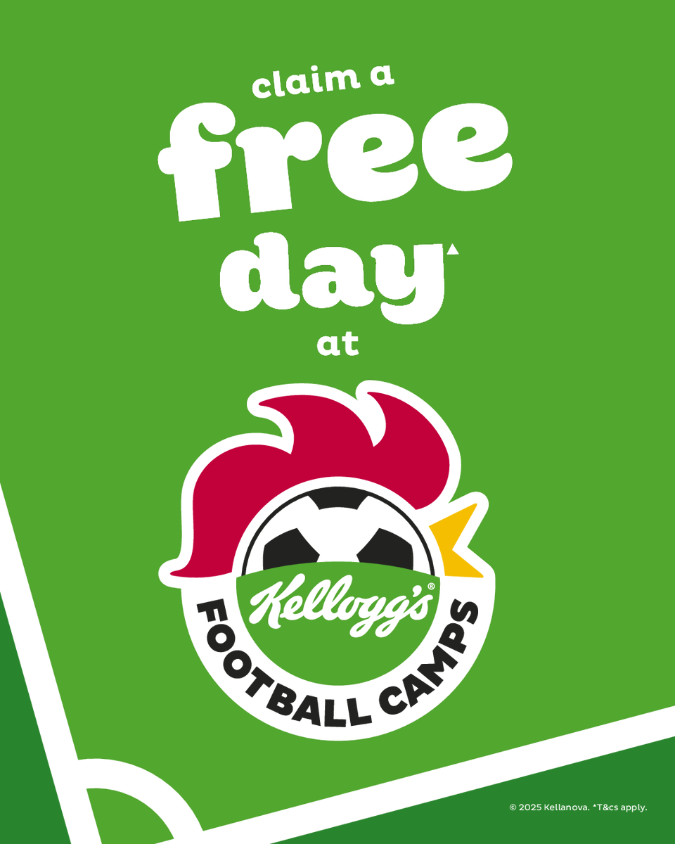Stockport County Community Trust (@scfccommunity) on Twitter photo ⚽ The season of football might be winding down, but the summer of football fun is just around the corner.
🥅 Book your spot at <a href="/StockportCounty/">Stockport County</a>’s Kellogg’s Football Camps now!
👇🏽 Details here:
stockportcounty.com/kelloggs-footb…
#KelloggsFootballCamps #StockportCounty <a href="/SCFCCommunity/">Stockport County Community Trust</a> ⚽ The season of football might be winding down, but the summer of football fun is just around the corner.
🥅 Book your spot at <a href="/StockportCounty/">Stockport County</a>’s Kellogg’s Football Camps now!
👇🏽 Details here:
stockportcounty.com/kelloggs-footb…
#KelloggsFootballCamps #StockportCounty <a href="/SCFCCommunity/">Stockport County Community Trust</a>