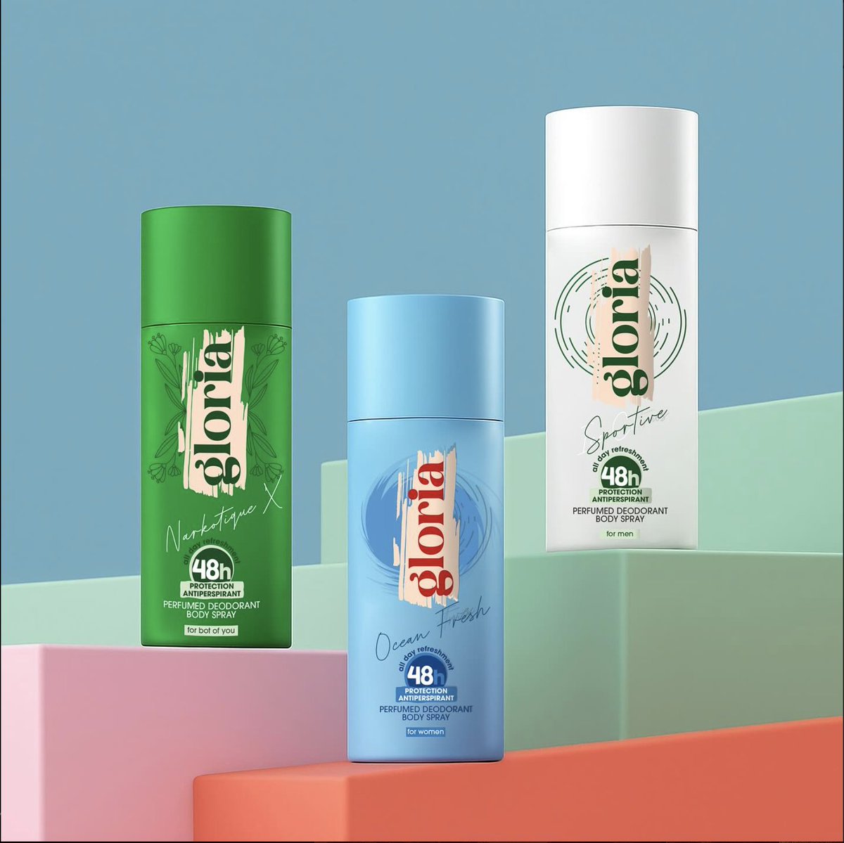 Gloria Deodorant ile ferahlık, gün boyu seninle.🤍