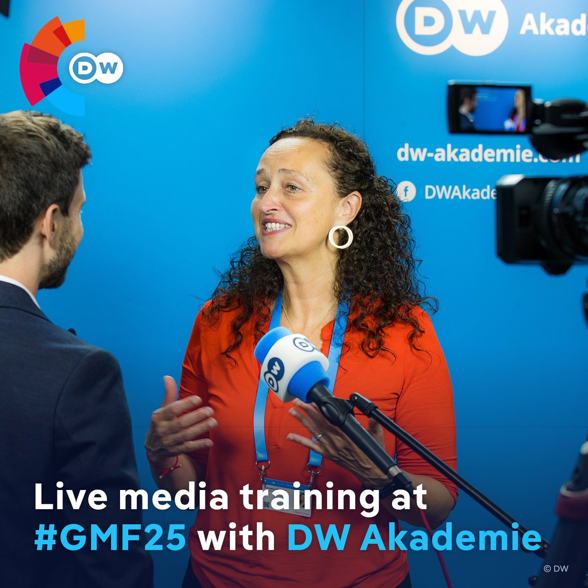 DW Global Media Forum (@dw_gmf) on Twitter photo 🎙️ Attention media professionals: Ready to master your message?
Join live media training sessions at #GMF25 with <a href="/dw_akademie/">DW Akademie</a> and boost your confidence for interviews, presentations, and public appearances. 🎙️ Attention media professionals: Ready to master your message?
Join live media training sessions at #GMF25 with <a href="/dw_akademie/">DW Akademie</a> and boost your confidence for interviews, presentations, and public appearances.