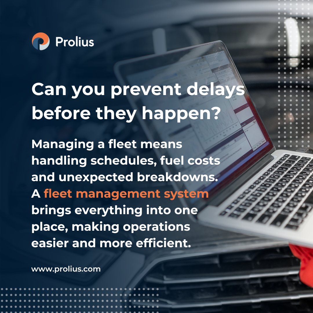 Fleet management systems help reduce downtime and improve predictability by centralising vehicle data, tracking and maintenance in one place. 

Read more: zurl.co/BLoKw

#Prolius #FleetManagement #Logistics #FleetOperations