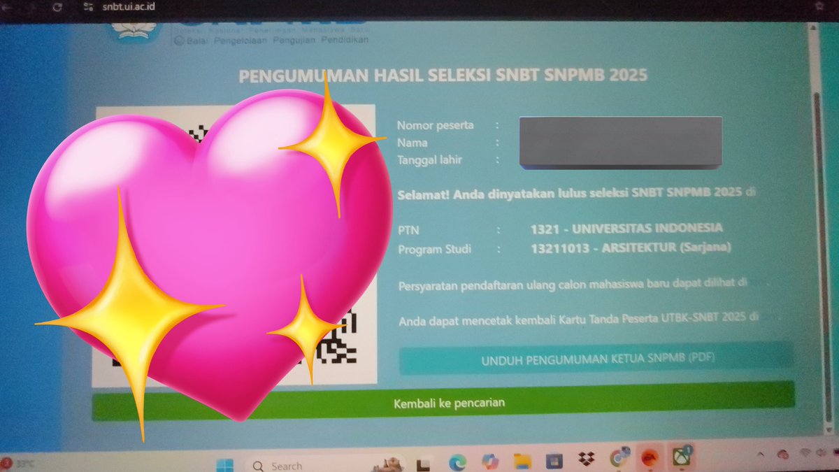 eryyzah's tweet photo. masih gemeterannn, dapet pilihan 1 Arsi UI 😮😮😭 https://t.co/OxPIgIM7u7