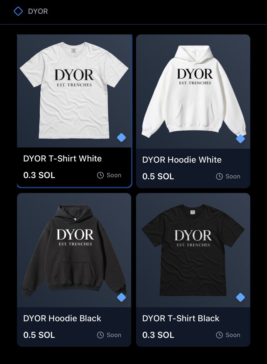 Winston__G's tweet photo. Will go live in +- 4 hours 

T-shirt 0.3 sol 
Hoodie 0.5 sol 

Everything including shipping 

20% of the profit will be bought back and burned 🔥 https://t.co/iZld9VXRPR