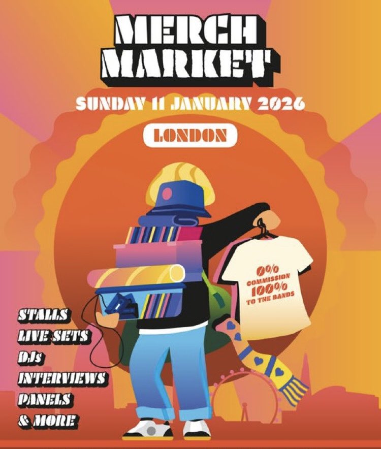 Tim Burgess (@tim_burgess) on Twitter photo The Merch Market
London
January 11th
Artwork by <a href="/BenIllustrator/">Ben The Illustrator / Ben Draws ✏️✌️</a> The Merch Market
London
January 11th
Artwork by <a href="/BenIllustrator/">Ben The Illustrator / Ben Draws ✏️✌️</a>