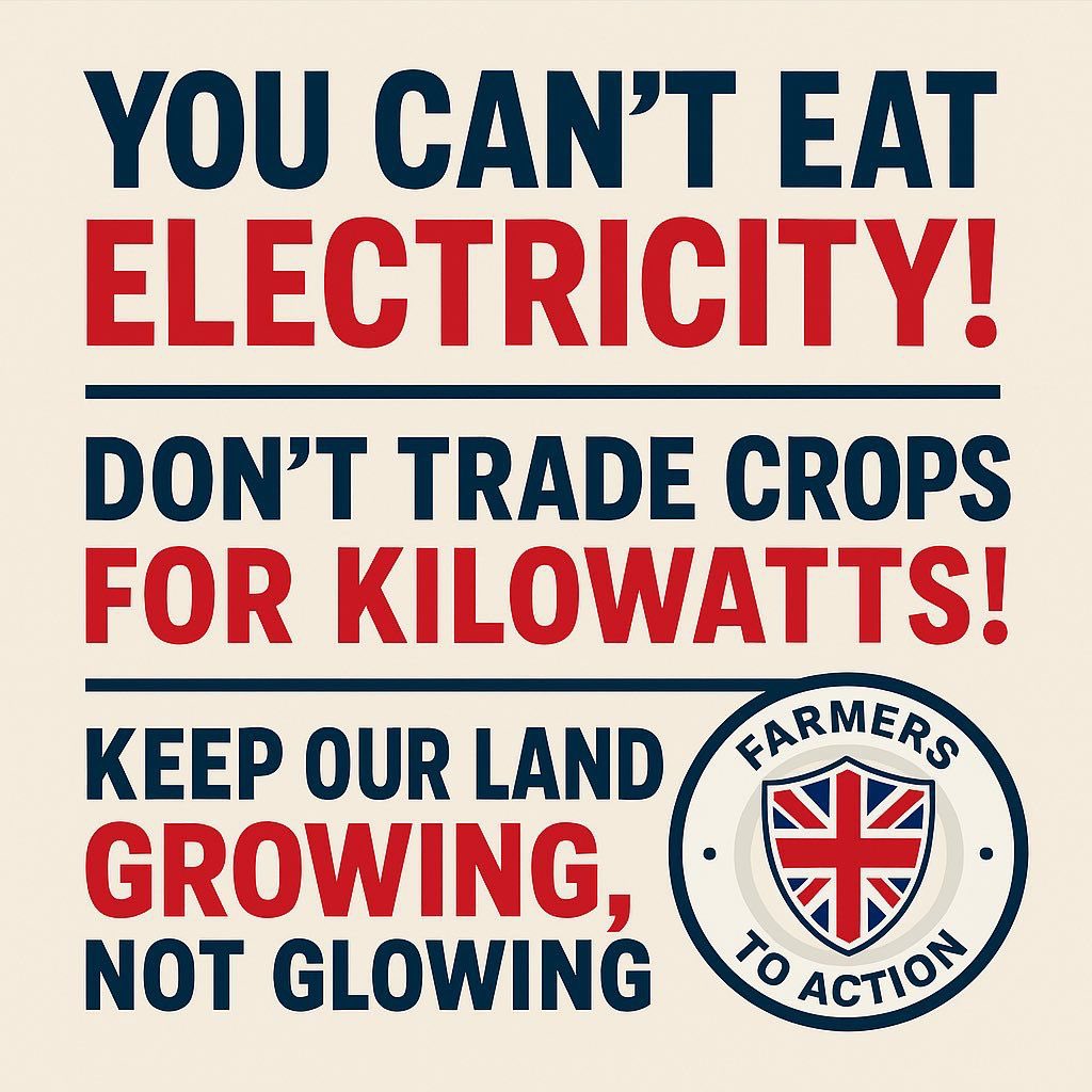 FarmingUK (@farminguk) on Twitter photo 🚜 💥 Campaign group <a href="/FarmersToAction/">Farmers To Action</a> says “keep our land growing” amid a growing number of energy projects on productive farmland 🚜 💥 Campaign group <a href="/FarmersToAction/">Farmers To Action</a> says “keep our land growing” amid a growing number of energy projects on productive farmland