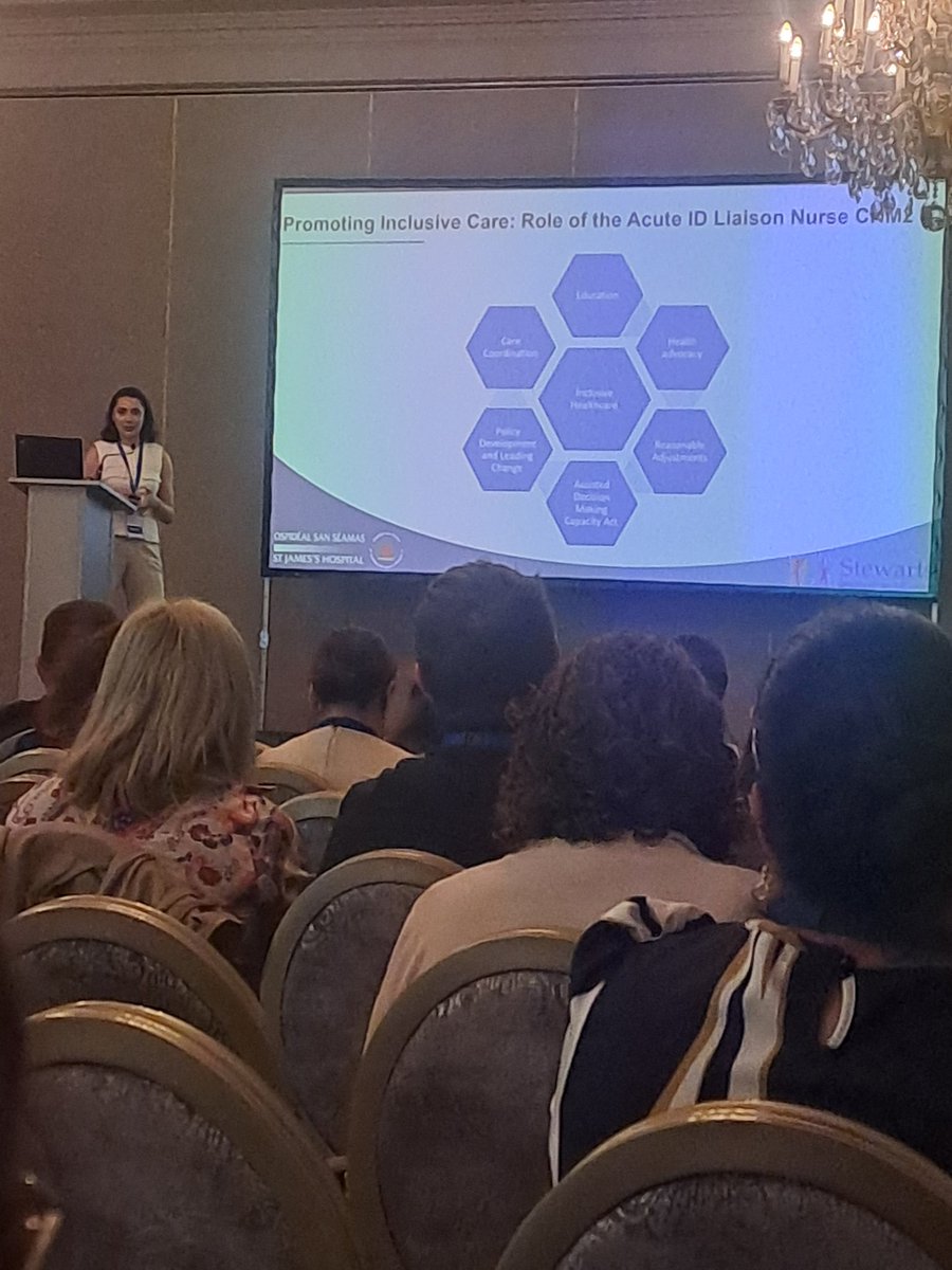 Muireann Ní Riain (@moomugs) on Twitter photo Lorna McEvoy highlighting the value, importance and challenges of the ID Liaison role working in the acute hospital setting #stf2025rnid <a href="/stjamesdublin/">St James's Hospital</a> #leadingchange Lorna McEvoy highlighting the value, importance and challenges of the ID Liaison role working in the acute hospital setting #stf2025rnid <a href="/stjamesdublin/">St James's Hospital</a> #leadingchange