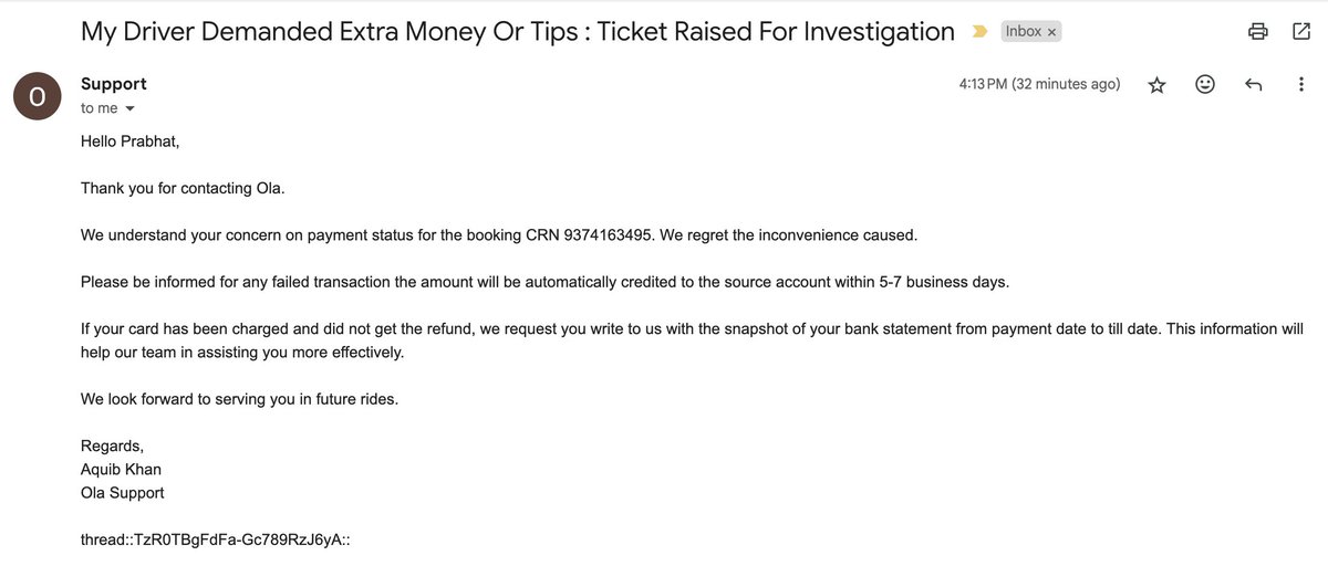 jhaprabhat27's tweet photo. @Olacabs @bhash @ola_supports @Olacabs You already have both UPI txn IDs (104123591283 &amp; 104127272310,₹427 each, 2 May). Why ask for my bank statement when the payments went to your UPI ID (olacabs.razorp@icici)? Check your records. Stop pushing your mess on customers. #OlaScam
#DuplicateCharge
@ola_supports https://t.co/eFgT2xZ1kJ