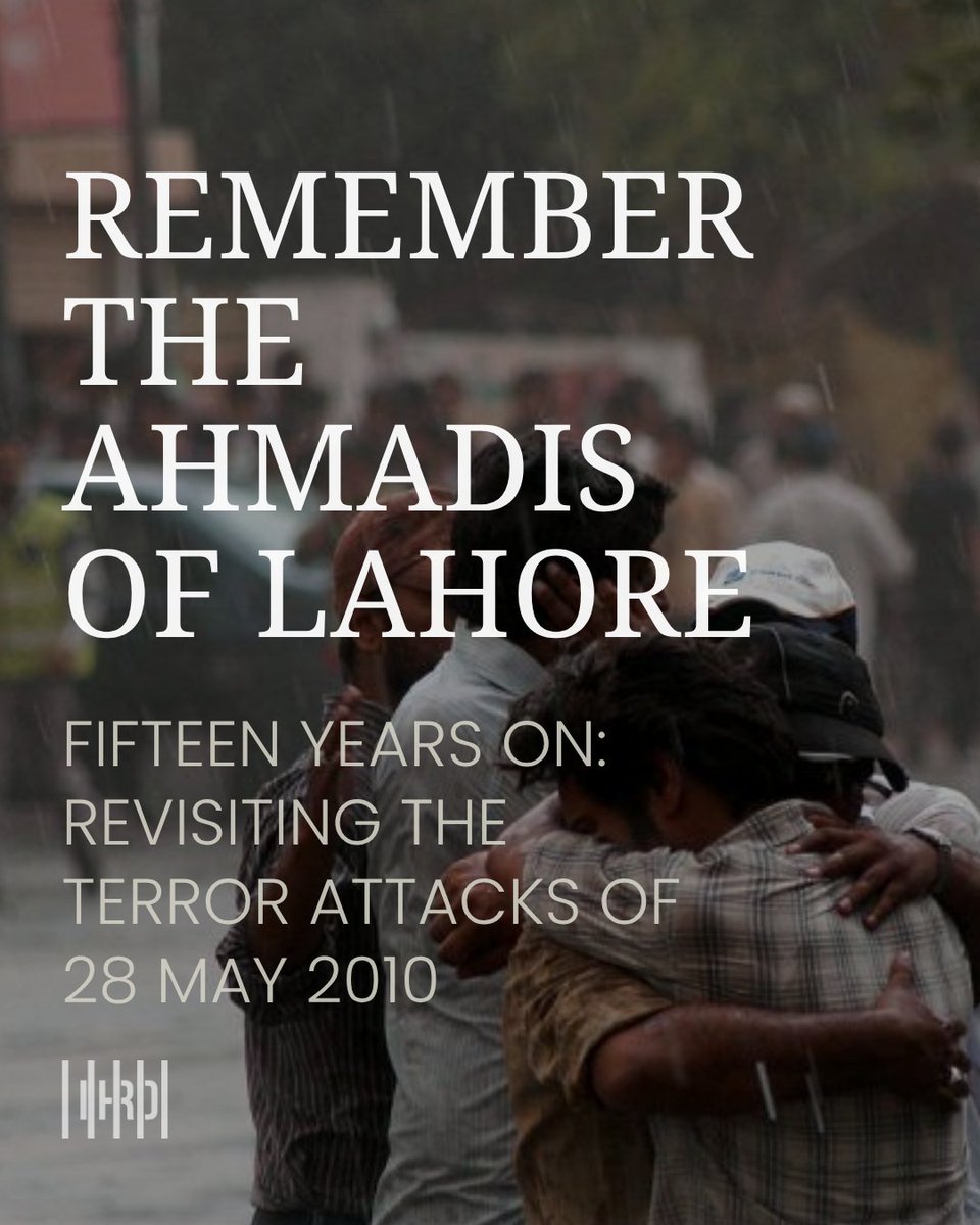 On 28 May 2010, terrorists attacked two Ahmadi mosques in Lahore during Friday prayers, killing 86 worshippers. It was the deadliest attack on the community in Pakistan’s history.

Fifteen years later, we remember the lost.

Read the full story here: instagram.com/p/DKMemXlsAEY/…