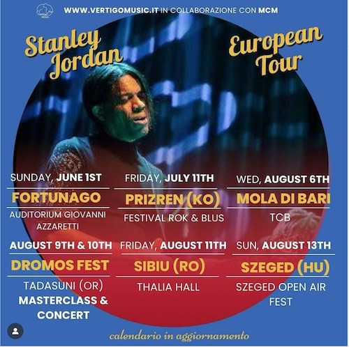 Lots of great shows coming up in Europe this summer!
The first one is in just a few days...