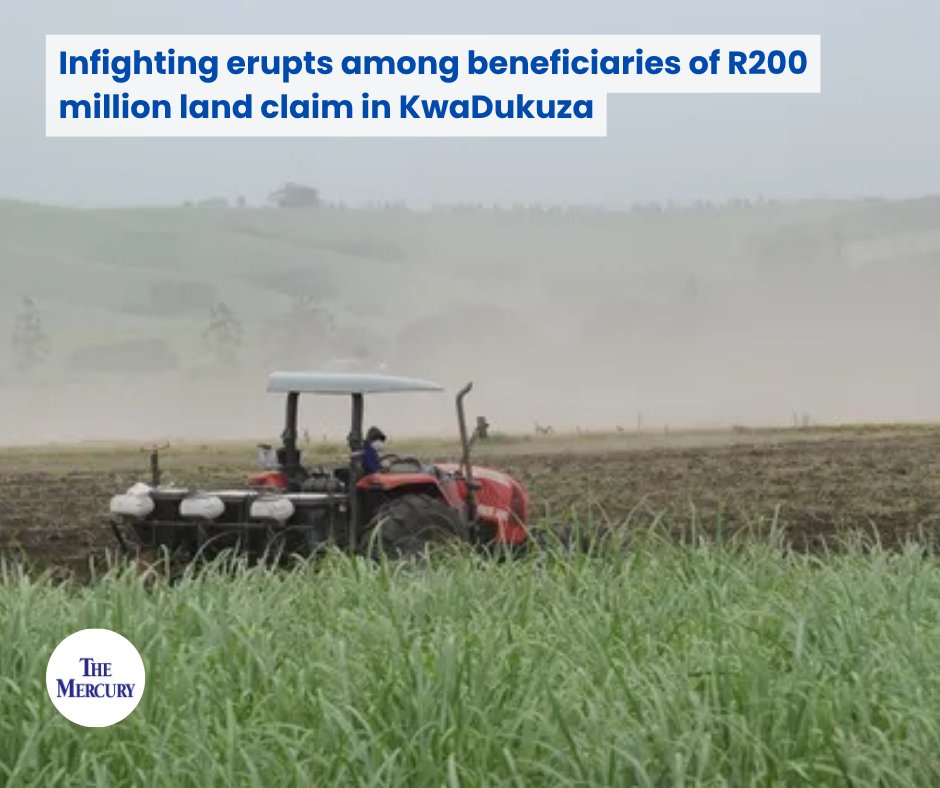TheMercurySA's tweet photo. 🚨 Infighting among beneficiaries of a R200 million land claim in KwaDukuza has raised concerns over financial mismanagement and illegal land sales, prompting a government investigation. 💬
🔗 Read more:https://t.co/OPmNpsWO8A
#LandClaim #KwaDukuza #CommunityDispute https://t.co/lGQUanvwiC