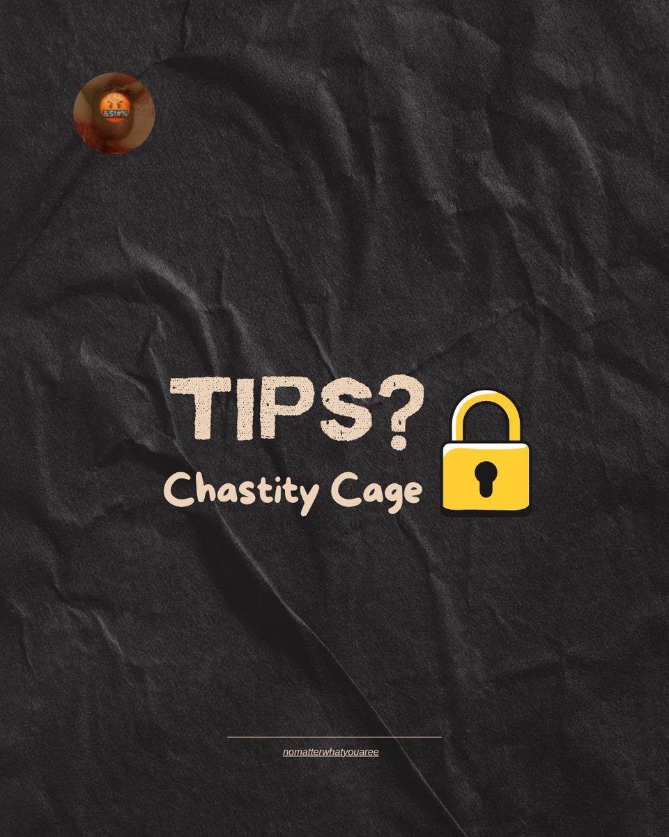 arka98223's tweet photo. Sefruit tips buat kamu yang ingin,akan,atau sudah pakai chastity cage https://t.co/AbHk3XANGg