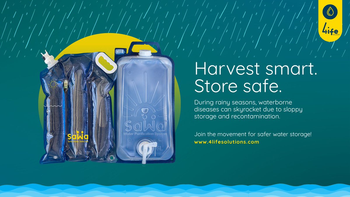 Rain ≠ safe water

Waterborne diseases spike during rainy seasons—often due to unsafe storage and recontamination.

Let’s stay aware. Harvest smart. Purify. Store safe.

#SaWaSafeWater #WaterborneDiseases #RainwaterHarvesting #SafeStorage
