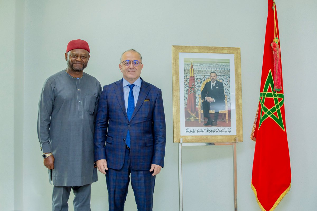 UN Rwanda (@unrwanda) on Twitter photo Today, the UN Resident Coordinator, <a href="/ozonnia/">Ozonnia Ojielo</a> paid a courtesy visit to <a href="/MoroccoRwanda/">Morocco in Rwanda</a> to meet with H.E. Youssef Imani, Ambassador of the Kingdom of Morocco to Rwanda.
The visit reaffirmed a shared commitment to Rwanda’s development journey. Today, the UN Resident Coordinator, <a href="/ozonnia/">Ozonnia Ojielo</a> paid a courtesy visit to <a href="/MoroccoRwanda/">Morocco in Rwanda</a> to meet with H.E. Youssef Imani, Ambassador of the Kingdom of Morocco to Rwanda.
The visit reaffirmed a shared commitment to Rwanda’s development journey.