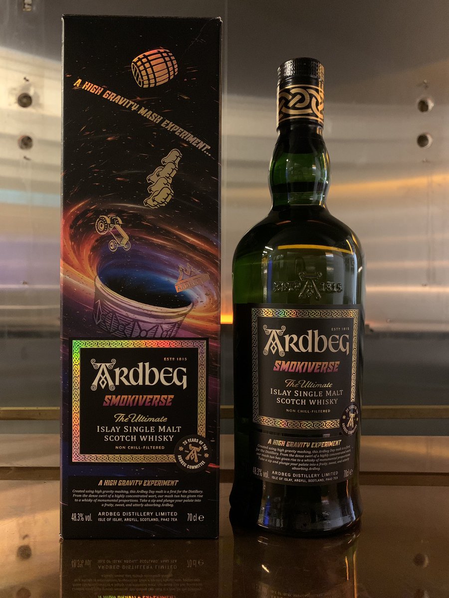 musium_bar's tweet photo. Ardbeg SMOKIVERSE
通常より多量の麦芽を使用、天文学的にフルーティーな香味が特徴。一口飲めば吸い込まれるような「スモーキバース」が広がります。
#MUSIUM #McIntosh #vintageaudio #musicbar #tokyo #roppongi #recordbar #ウイスキー #スコッチ #アードベッグ #whisky #scotch #ardbeg #twlc https://t.co/A9spaZ85Z1