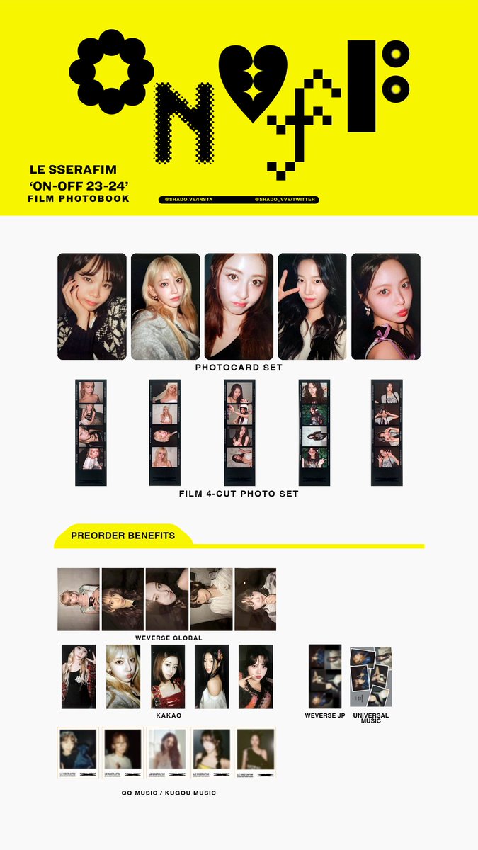 ゆみ@プロフページ 280525 - LE SSERAFIM - ON-OFF 23-24 photobook OT5 photocard
