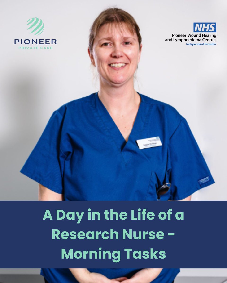 PioneerWHLC's tweet image. Hi 👋🏼 My name is Debbie and I’m a Research Nurse at Pioneer.
I cover the two largest Pioneer centres, which are located in Sussex.
I’m going to share with you how my day today goes to let you all see whats is like… (Part 1)
#adayinthelife #researchnurse #pioneerwhlc