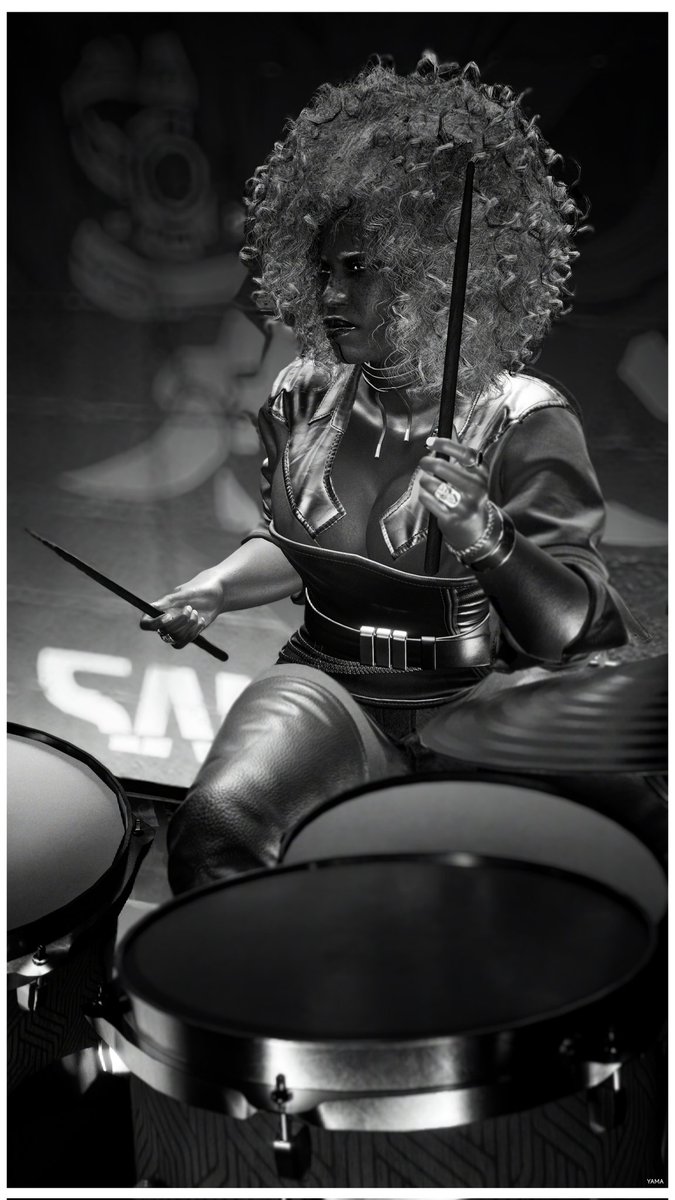 Yama_VP's tweet image. •Denny 

#Denny #Samurai #Battery
#Cyberpunk2077 #CP77 
#VirtualPhotography #BW
#Photography
#PlayStation #PS5 
#Yama山