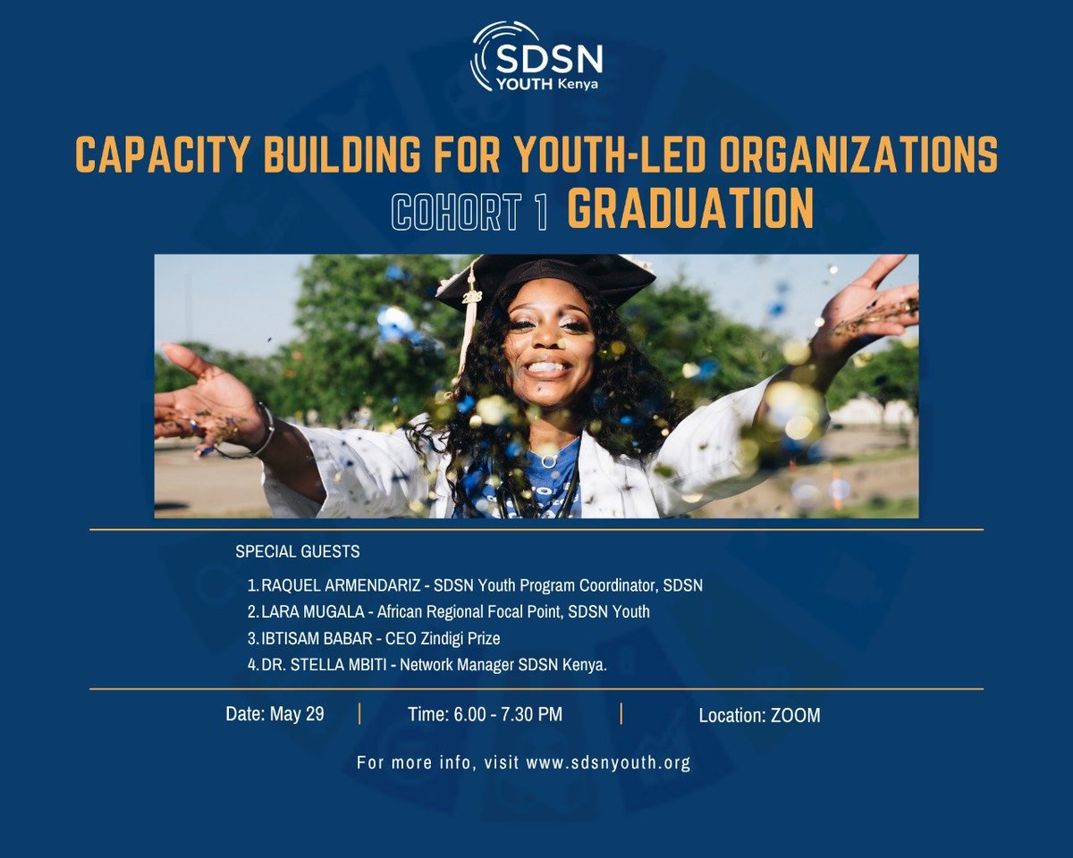 Mukunzi Eddy Fred (@so6io99) on Twitter photo CB for YLOs Graduation - SDSN Youth Kenya
Another Step Forward ⏩
Honoured to be invited and certified by the United Nations Sustainable Development Solutions Network on 29th May, 2025, <a href="/SDSNYouthKenya/">SDSN Youth Kenya</a> after a couple of months walking through a capacity building for YLOs! CB for YLOs Graduation - SDSN Youth Kenya
Another Step Forward ⏩
Honoured to be invited and certified by the United Nations Sustainable Development Solutions Network on 29th May, 2025, <a href="/SDSNYouthKenya/">SDSN Youth Kenya</a> after a couple of months walking through a capacity building for YLOs!
