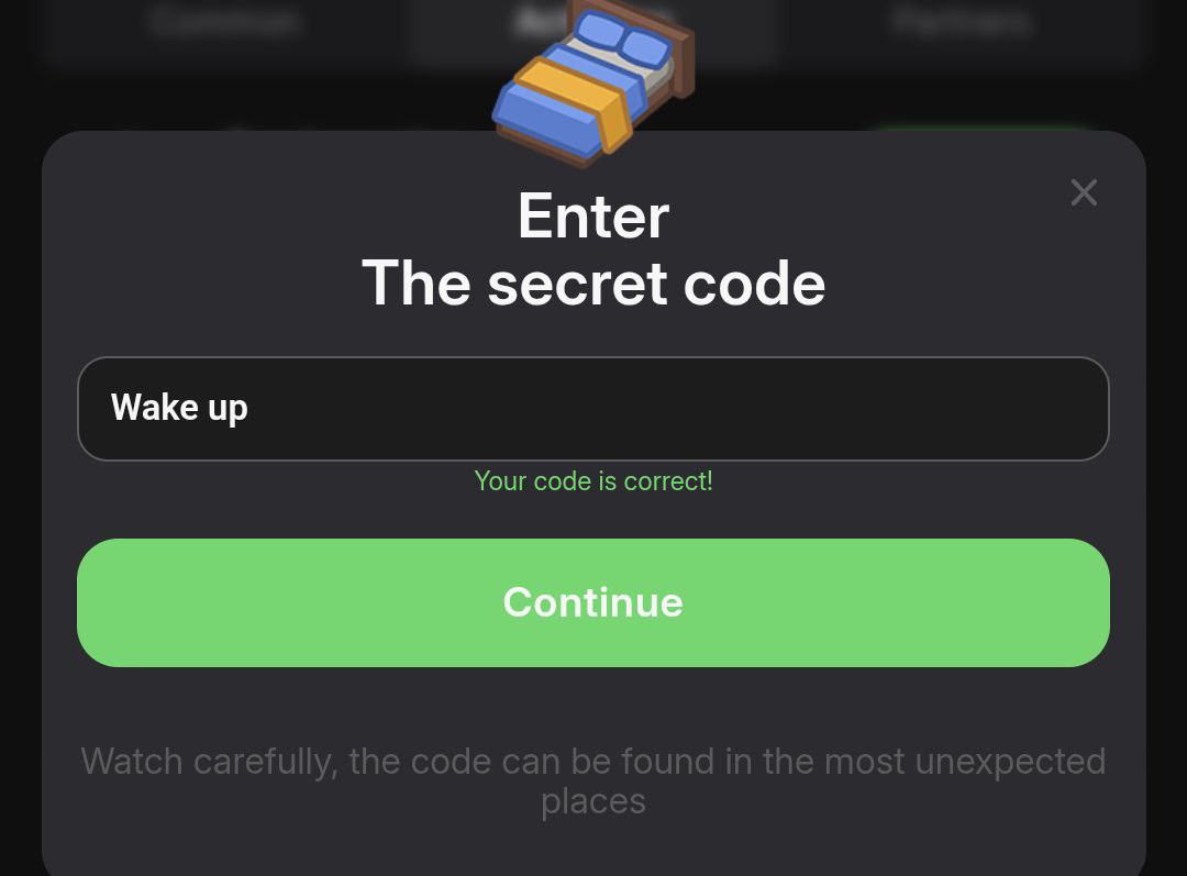 GO1PAWSED's tweet image. ๐
Date : 28th - 29th May 2025
๐ชTreasury The Secret Code :
๐งโ๐ป Answer : Wake up
๐ Join Treasury : t.me/treasury_officโฆ
#treasury #treasurycode #secretcode #treasurysecretcode