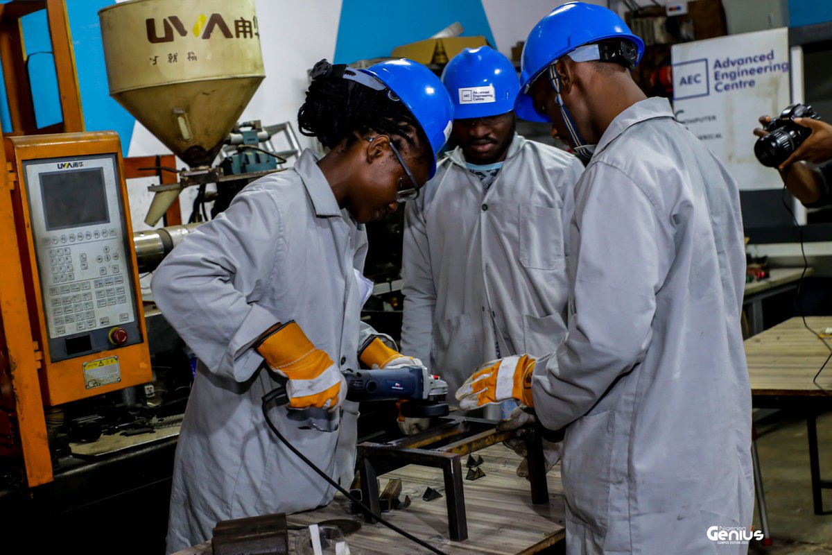 CIC_Makerspace's tweet photo. At the Nigerian Genius National Engineering Competition, the geniuses from @Mouau_EDU received training on advanced engineering skills, preparing them to solve engineering challenges in Nigeria

@ACTFoundation_
@AEC_Africa
@autodesk

#NigerianGenius
#Engineering
#Innovation
#E4I https://t.co/yaXjr0mvtQ