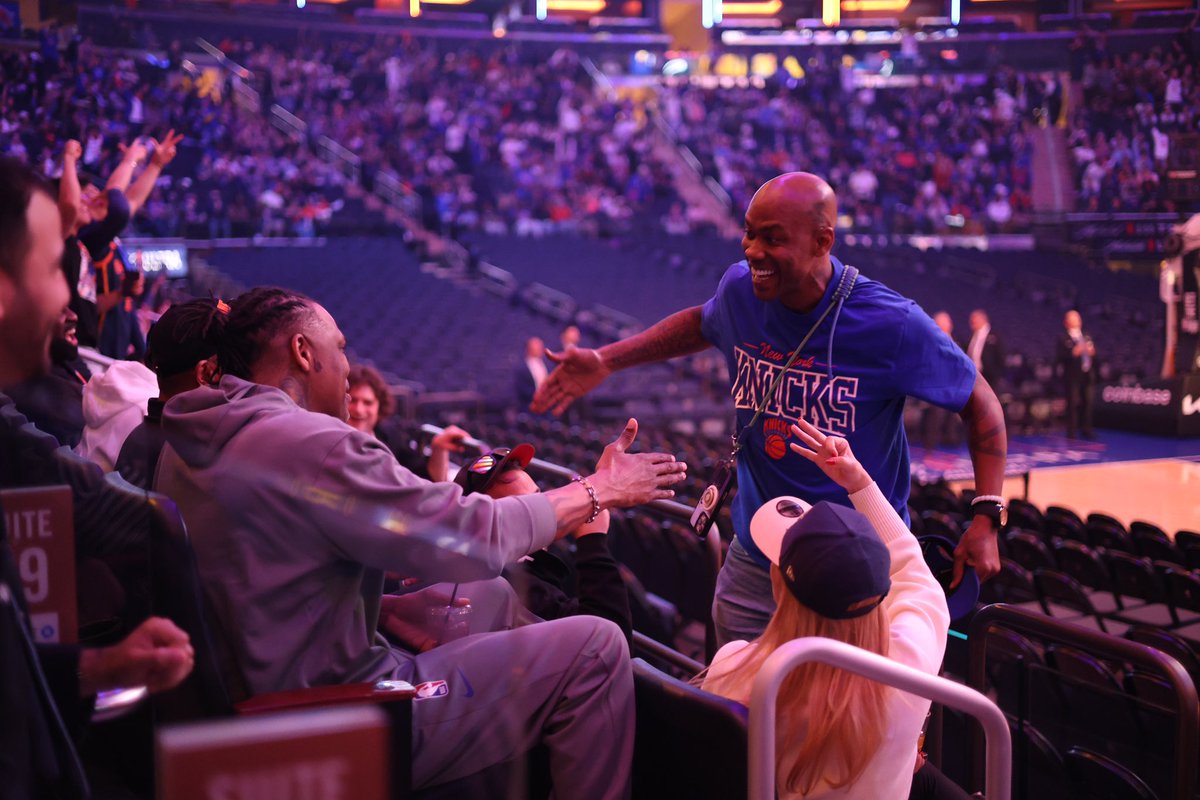 Max Guliani (@maximusupinnyc) on Twitter photo Best fans in the WORLD. No question!
New York Knicks Watch Party - Game 3 Best fans in the WORLD. No question!
New York Knicks Watch Party - Game 3