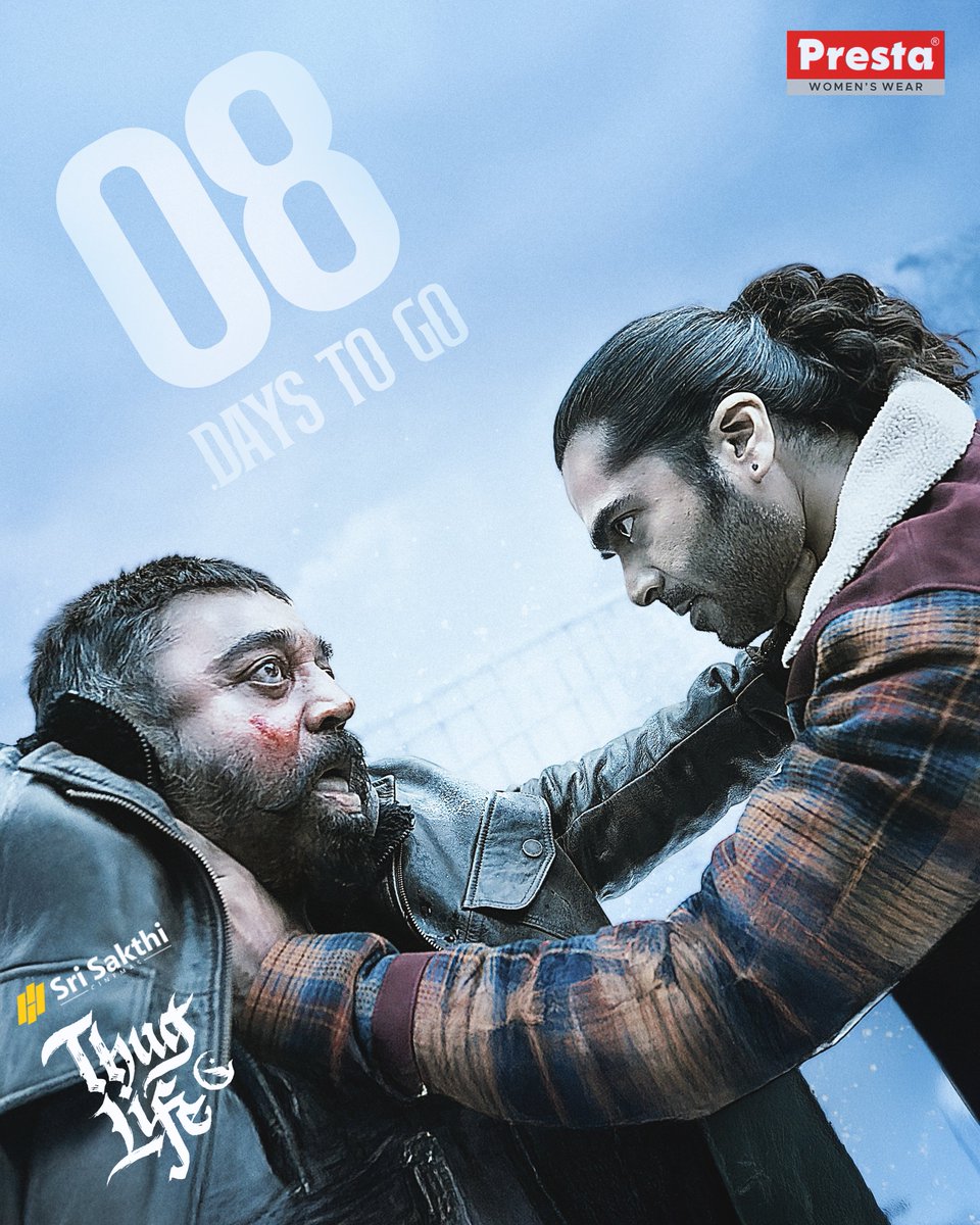 Sri Sakthi Cinemas (@srisakthicinema) on Twitter photo WAR BEGINS👊🏻🔥
Experience this absolute CINEMA on screens at
<a href="/srisakthicinema/">Sri Sakthi Cinemas</a> from JUNE 5TH 🌟
<a href="/ikamalhaasan/">Kamal Haasan</a> <a href="/SilambarasanTR_/">Silambarasan TR</a>
<a href="/rkfiofficial/">RKFI</a> <a href="/MadrasTalkies_/">Madras Talkies</a>
<a href="/turmericmediaTM/">Turmeric Media</a>
#KamalHaasan𓃵 #ThuglifeFromJune5 #SilambarasanTR #Atman #Ulaganayagan #ARRahman #ManiRatnam WAR BEGINS👊🏻🔥
Experience this absolute CINEMA on screens at
<a href="/srisakthicinema/">Sri Sakthi Cinemas</a> from JUNE 5TH 🌟
<a href="/ikamalhaasan/">Kamal Haasan</a> <a href="/SilambarasanTR_/">Silambarasan TR</a>
<a href="/rkfiofficial/">RKFI</a> <a href="/MadrasTalkies_/">Madras Talkies</a>
<a href="/turmericmediaTM/">Turmeric Media</a>
#KamalHaasan𓃵 #ThuglifeFromJune5 #SilambarasanTR #Atman #Ulaganayagan #ARRahman #ManiRatnam