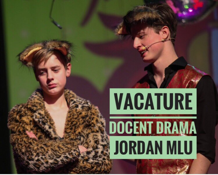 Het Jordan Montessori Lyceum Utrecht in Zeist zoekt voor komend schooljaar een enthousiaste docent Drama. Voor meer informatie en solliciteren, zie 
meesterbaan.nl/vacature/32792…..
#vacature #onderwijs #montessori