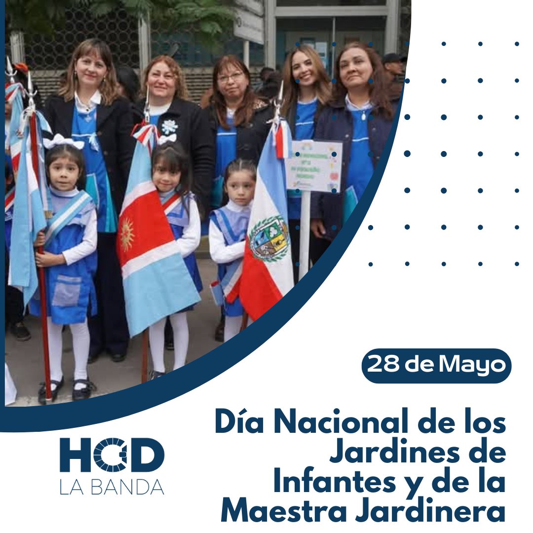 LaBandaHcd's tweet photo. 📌 Cada 28 de mayo celebramos el #DíadelosJardinesdeInfantes y el Día de la #MaestraJardinera en memoria y reconocimiento a Rosario Vera Peñaloza, precursora y defensora de la educación de niños.

ℹ️ Desde la Institución saludamos a las docentes municipales. Feliz Día!!! https://t.co/8sLvd2DYXk