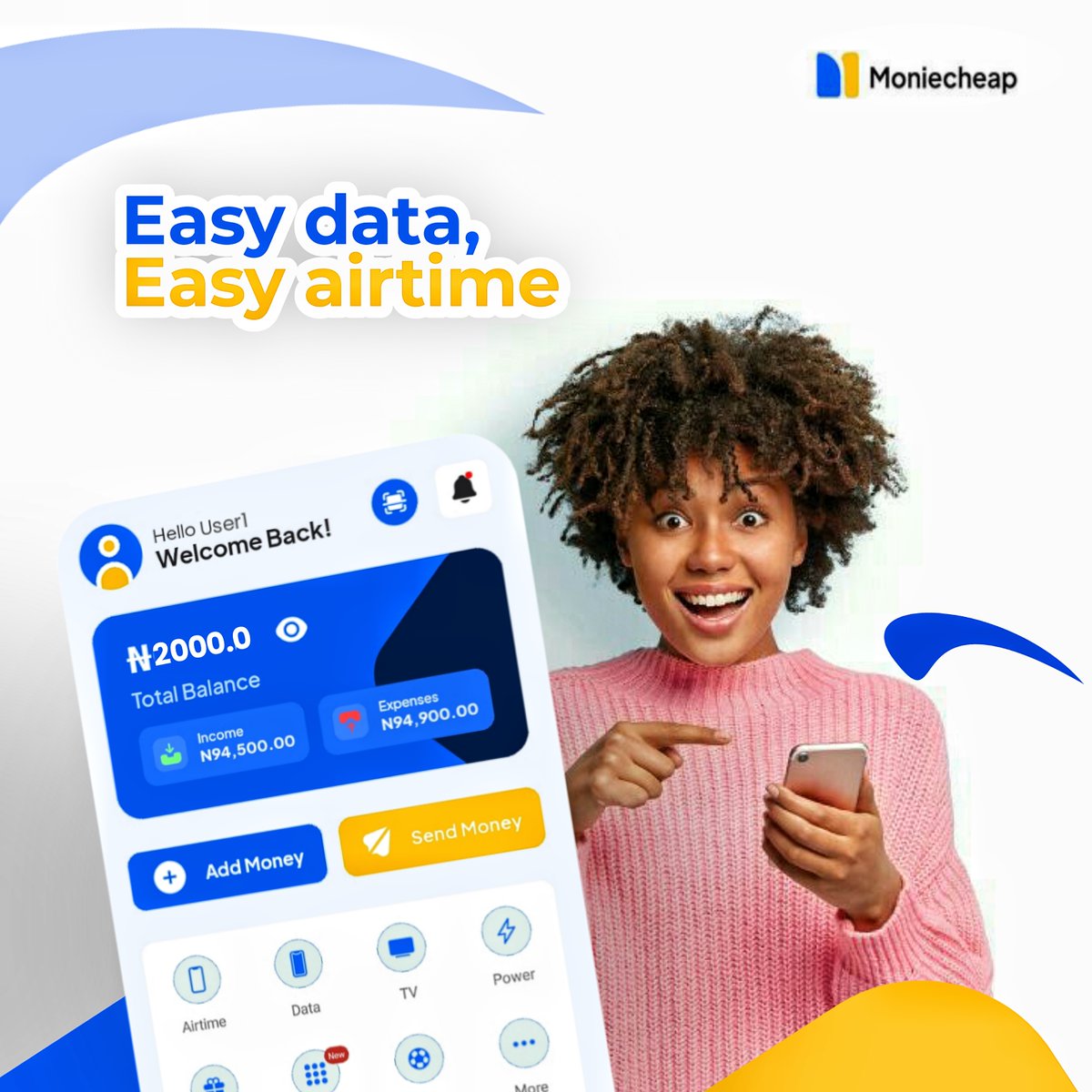 moniecheap's tweet photo. Say goodbye to payment hassles!
With Moniecheap, enjoy:
Free Data Mode – transact without internet
All-in-one bill payments
Simplify your payments today:
🔗 https://t.co/x6icMCHRre
#Moniecheap #SeamlessPayments #FreeDataMode https://t.co/Ilj1omqmRw