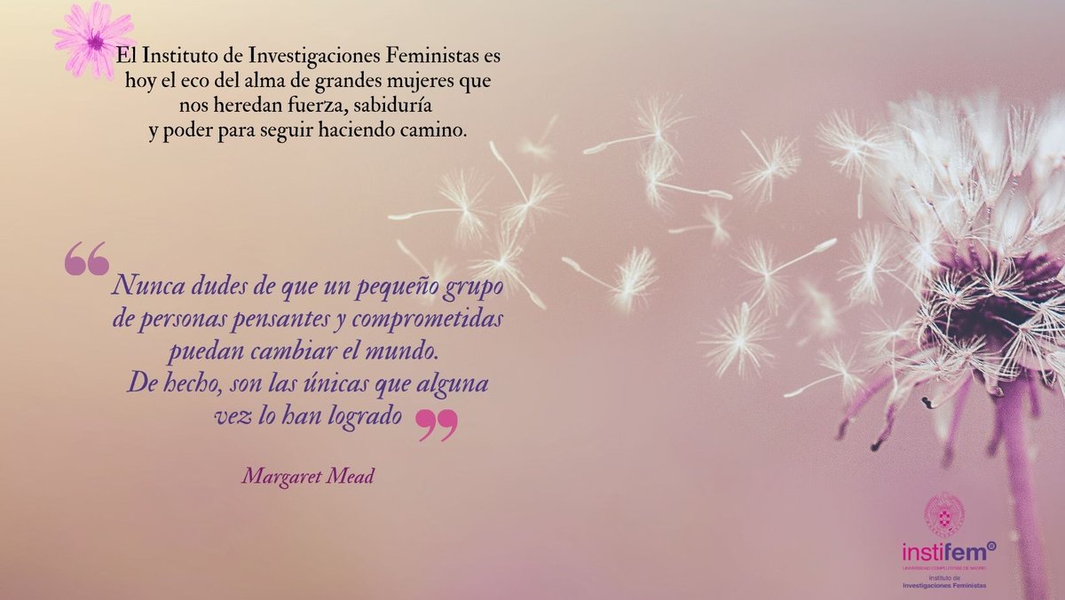📢 El próximo día 04/06 se celebra un acto de homenaje a las profesoras pertenecientes al Instituto de Investigaciones Feministas que se jubilan este curso. Entre ellas se encuentra Gloria Franco, profesora de nuestro Departamento. 🙌
¡Enhorabuena!